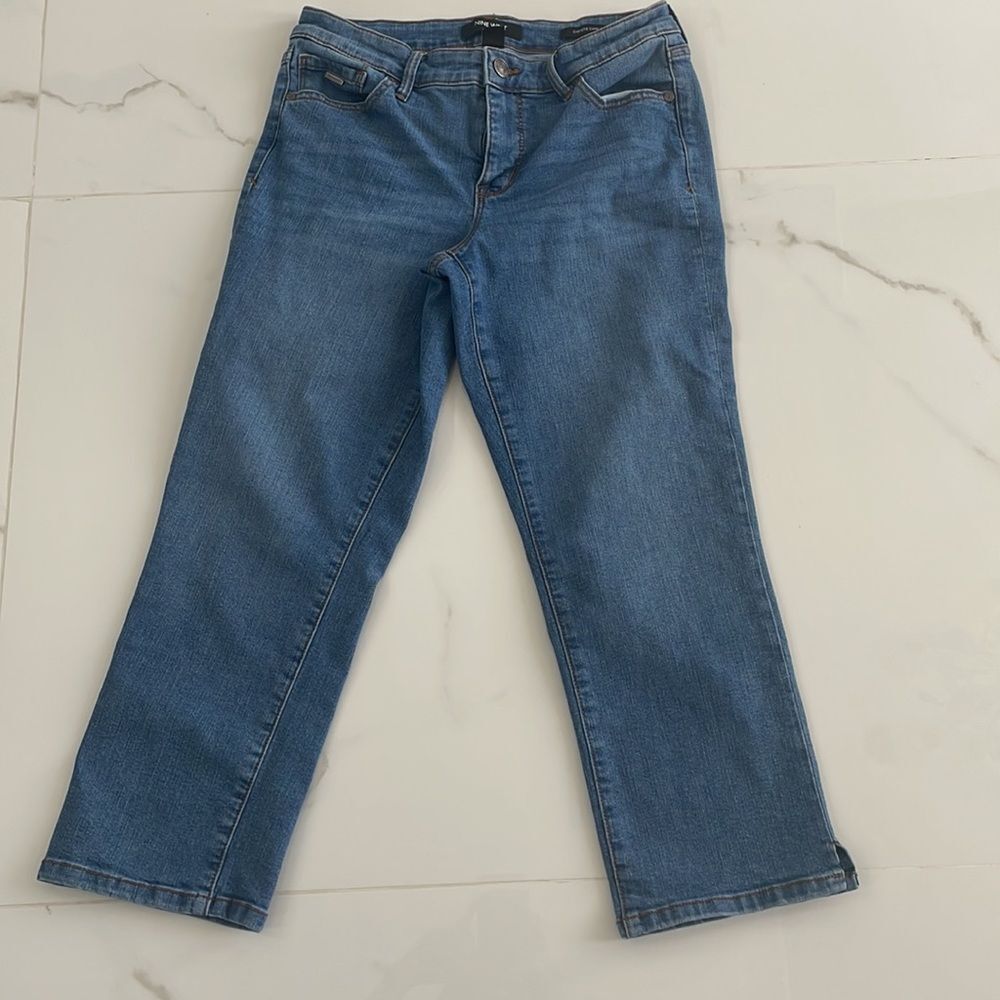 NINE WEST Women's Chrystie Denim Capri Size 4 - Picture 8 of 9